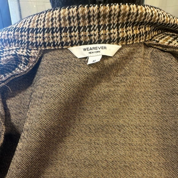 Wearever Soft-Collar Houndstooth Pattern Blazer Jacket - Picture 8 of 8